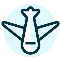 Plane Icon from Ultimate Duotone Set