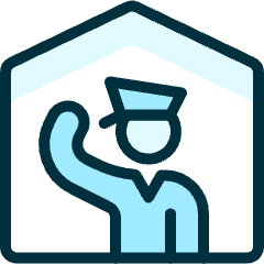 Security Officer Gate Icon from Ultimate Duotone Set