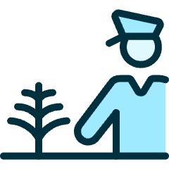 Security Officer Plant Icon from Ultimate Duotone Set