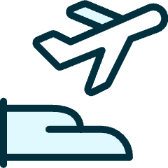 Travel Insurance Plane 1 Icon from Ultimate Duotone Set