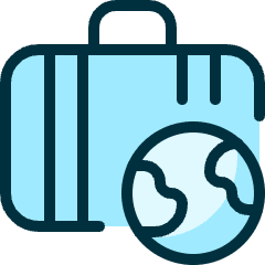 Travel Luggage Icon from Ultimate Duotone Set