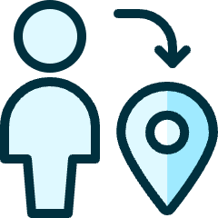 Travel User Pin Icon from Ultimate Duotone Set