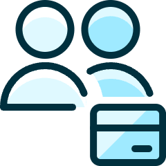 Multiple Actions Credit Card_1 Icon from Ultimate Duotone Set
