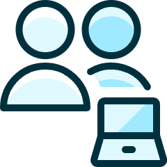Multiple Actions Laptop_1 Icon from Ultimate Duotone Set