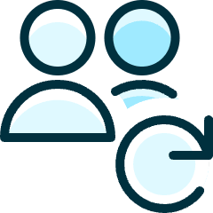 Multiple Actions Sync_1 Icon from Ultimate Duotone Set