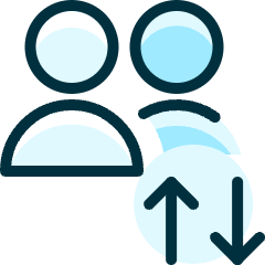 Multiple Actions Up Down_1 Icon from Ultimate Duotone Set