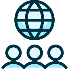Multiple Users Network Icon from Ultimate Duotone Set