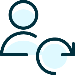 Single Neutral Actions Sync_1 Icon from Ultimate Duotone Set