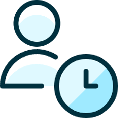 Single Neutral Actions Time_1 Icon from Ultimate Duotone Set