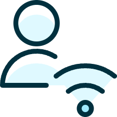 Single Neutral Actions Wifi_1 Icon from Ultimate Duotone Set
