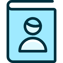 Single Man Book Icon from Ultimate Duotone Set