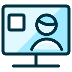 Single Man News Icon from Ultimate Duotone Set