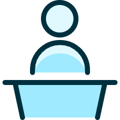 Single Neutral Podium Icon from Ultimate Duotone Set