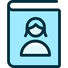 Single Woman Book Icon from Ultimate Duotone Set