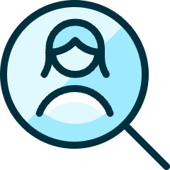 Single Woman Search Icon from Ultimate Duotone Set