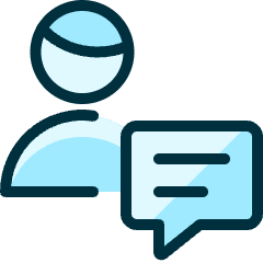 Single Man Actions Chat_1 Icon from Ultimate Duotone Set