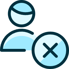 Single Man Actions Remove_1 Icon from Ultimate Duotone Set