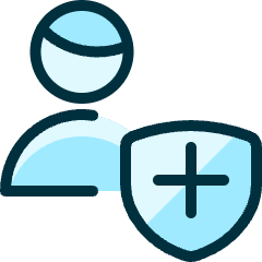 Single Man Actions Shield_1 Icon from Ultimate Duotone Set