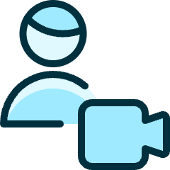 Single Man Actions Video_1 Icon from Ultimate Duotone Set