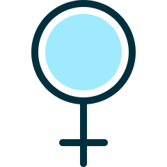 Gender Female Icon from Ultimate Duotone Set