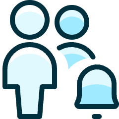 Multiple Actions Alarm Icon from Ultimate Duotone Set