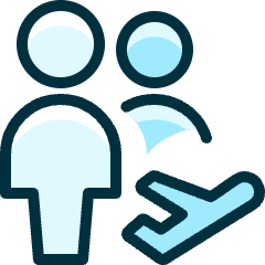 Multiple Actions Flight Icon from Ultimate Duotone Set