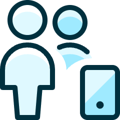 Multiple Actions Mobilephone Icon from Ultimate Duotone Set