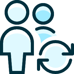 Multiple Actions Refresh Icon from Ultimate Duotone Set