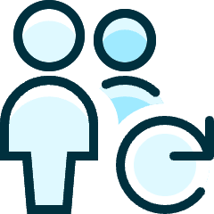 Multiple Actions Sync Icon from Ultimate Duotone Set