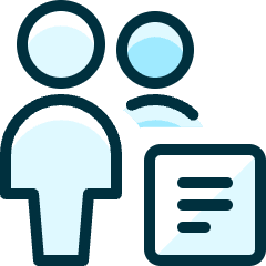 Multiple Actions Text Icon from Ultimate Duotone Set