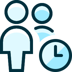 Multiple Actions Time Icon from Ultimate Duotone Set