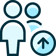 Multiple Actions Upload Icon from Ultimate Duotone Set