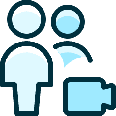 Multiple Actions Video Icon from Ultimate Duotone Set