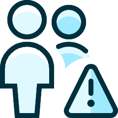Multiple Actions Warning Icon from Ultimate Duotone Set