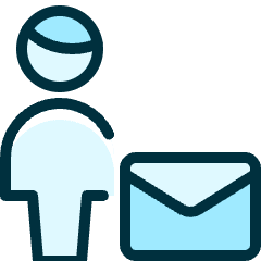 Single Man Actions Mail Icon from Ultimate Duotone Set