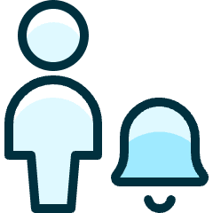 Single Neutral Actions Alarm Icon from Ultimate Duotone Set