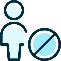 Single Neutral Actions Block Icon from Ultimate Duotone Set