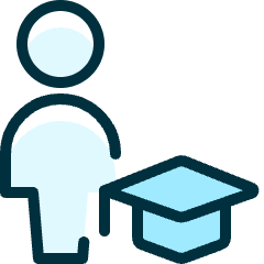 Single Neutral Actions Graduate Icon from Ultimate Duotone Set