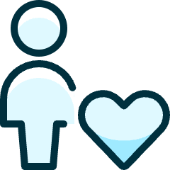 Single Neutral Actions Heart Icon from Ultimate Duotone Set