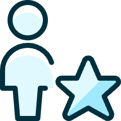 Single Neutral Actions Star Icon from Ultimate Duotone Set