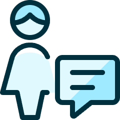 Single Woman Actions Chat Icon from Ultimate Duotone Set