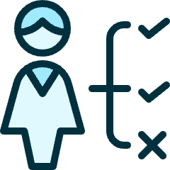 Single Woman Actions Process Icon from Ultimate Duotone Set