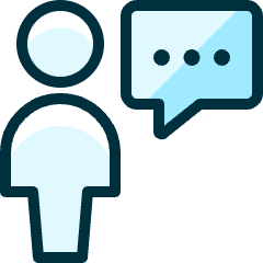 Single Neutral Chat Icon from Ultimate Duotone Set