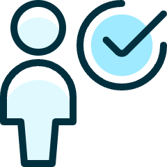Single Neutral Check Icon from Ultimate Duotone Set