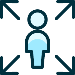 Single Neutral Expand Icon from Ultimate Duotone Set
