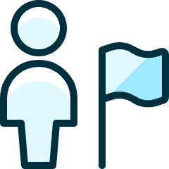 Single Neutral Flag 2 Icon from Ultimate Duotone Set