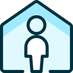 Single Neutral Home Icon from Ultimate Duotone Set