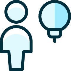 Single Neutral Idea Icon from Ultimate Duotone Set