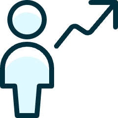 Single Neutral Increase Icon from Ultimate Duotone Set
