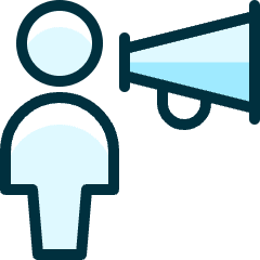 Single Neutral Megaphone Icon from Ultimate Duotone Set